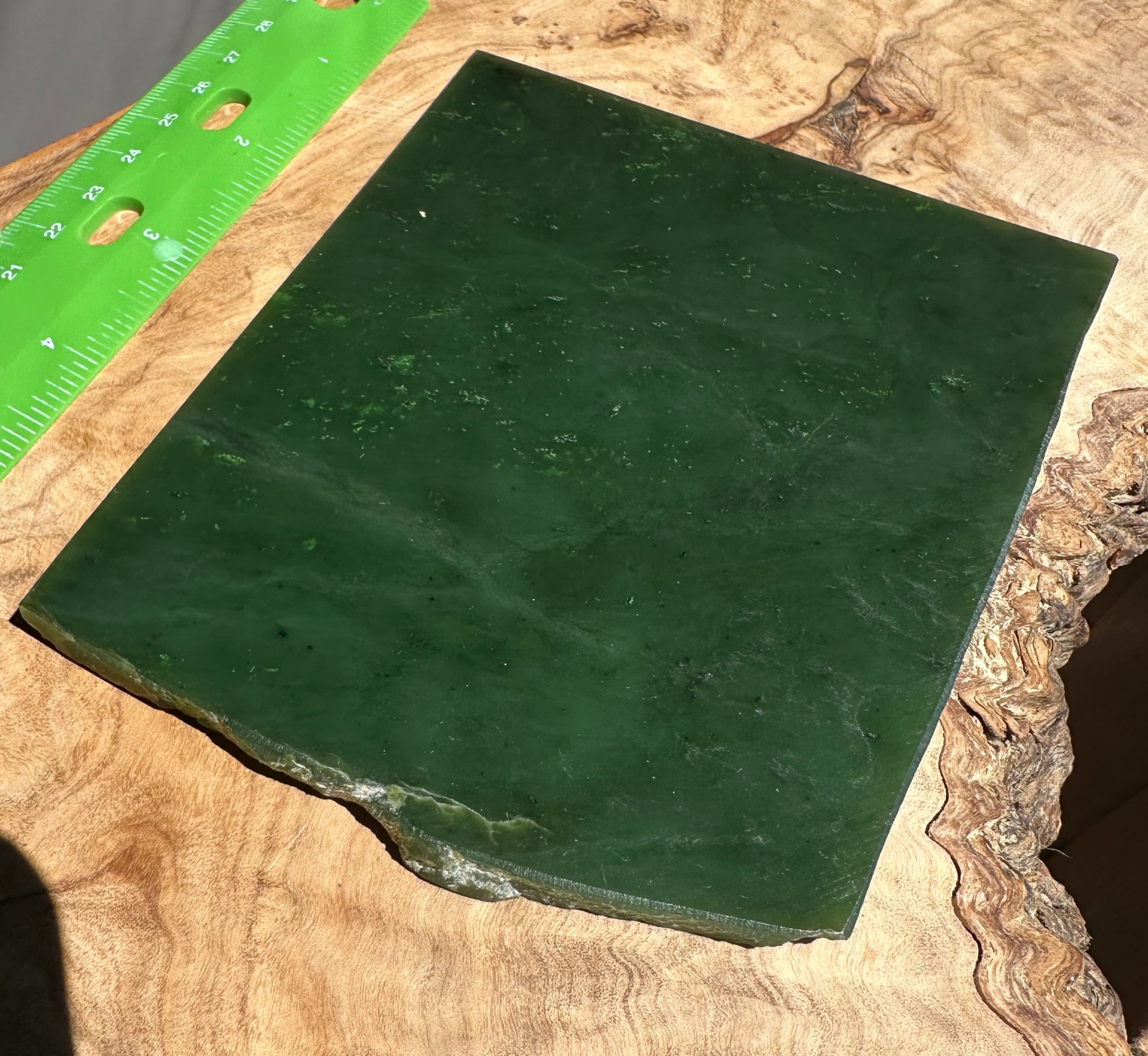 A Grade Canadian Jade Slab, 240grams – Jade Mine