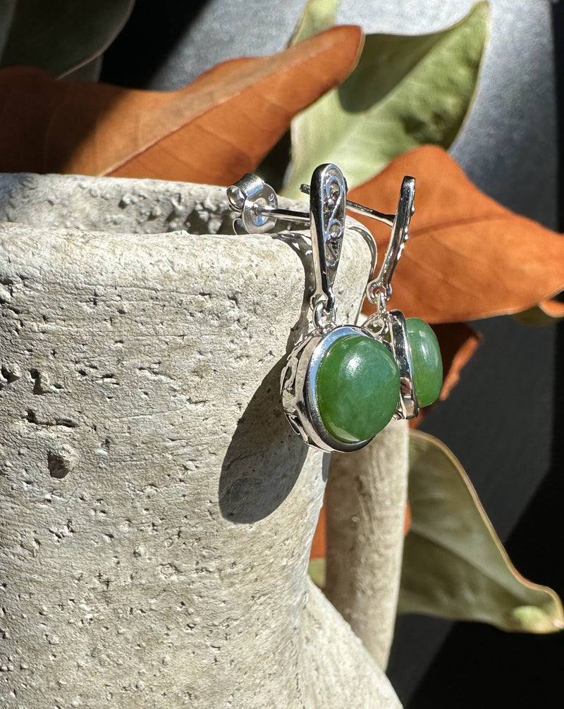 Canadian Jade Earrings, 4974