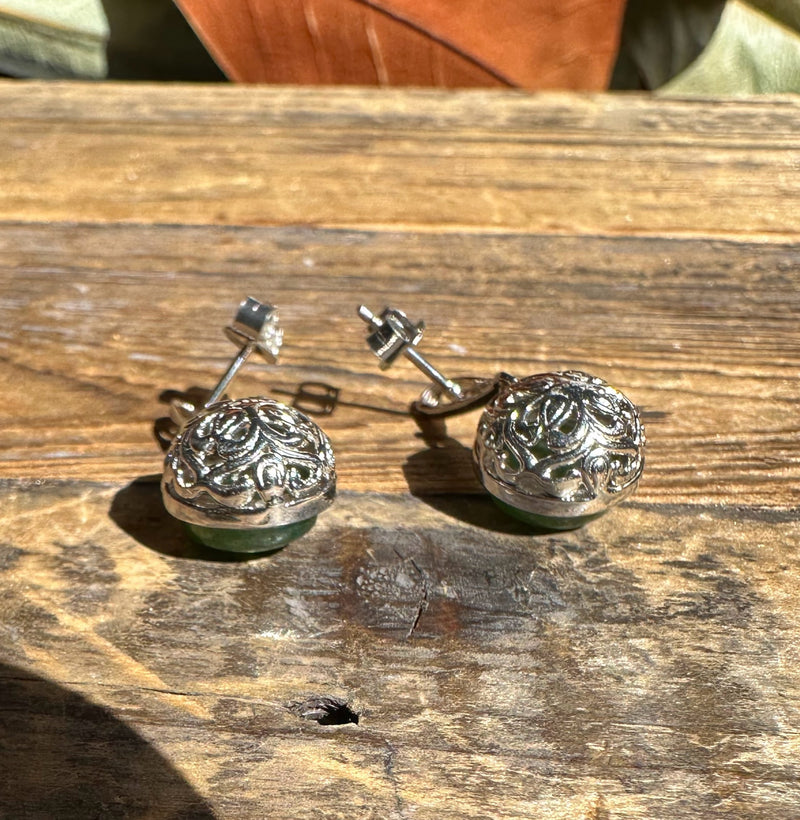 Canadian Jade Earrings, 4974