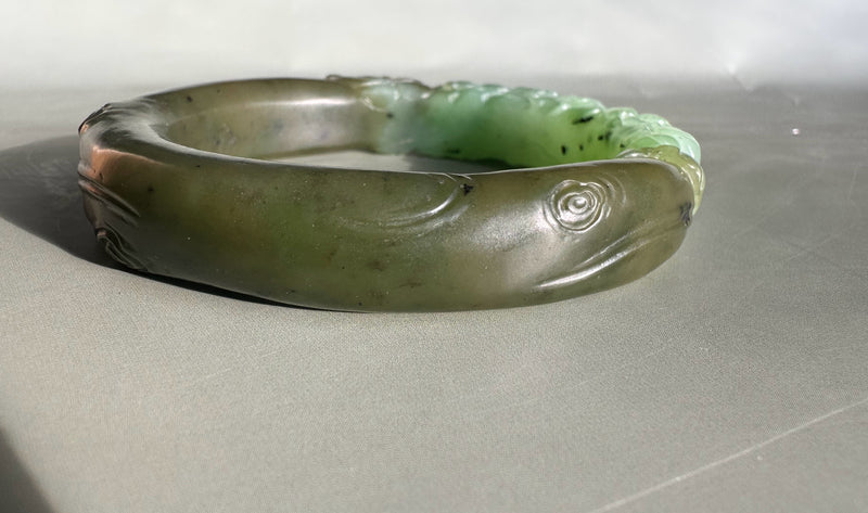 Siberian Jade Bangle 56.5 x 12.5mm