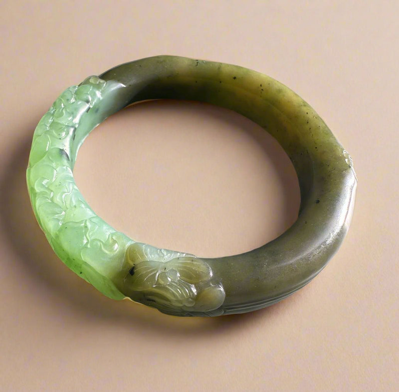 Siberian Jade Bangle 56.5 x 12.5mm