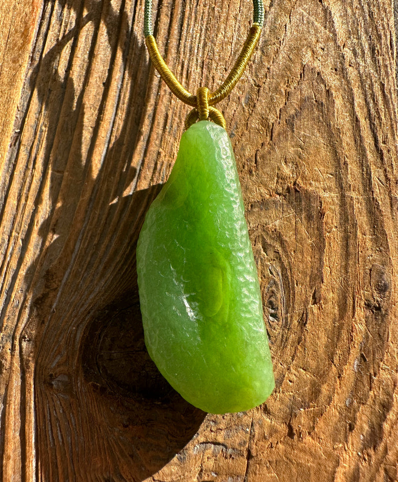 A+ Apple Green Siberian Abstract Pendant*