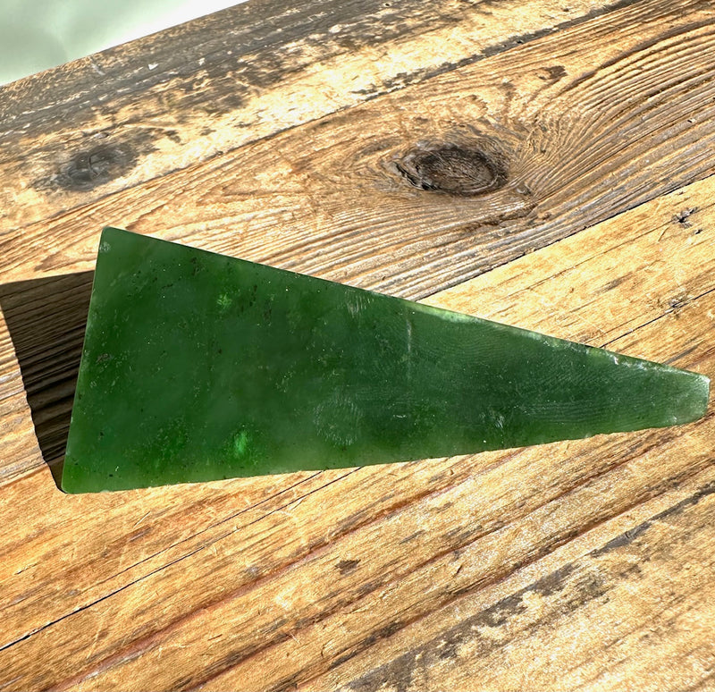 Polished Canadian Jade Specimen, 105grams