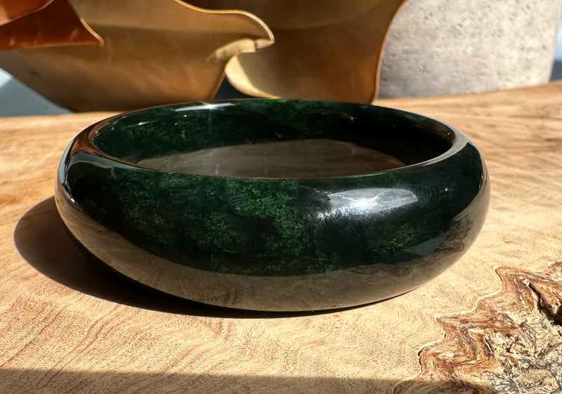Dark Midnight Green Ogden Bangle - 55x18mm As Is
