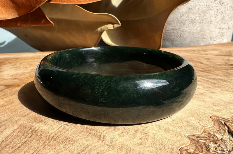 Dark Midnight Green Ogden Bangle - 55x18mm As Is