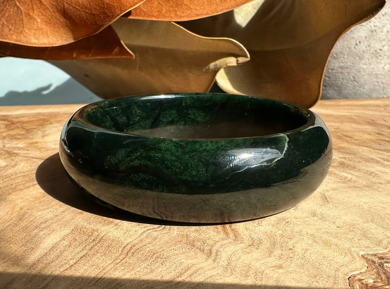Dark Midnight Green Ogden Bangle - 55x18mm As Is