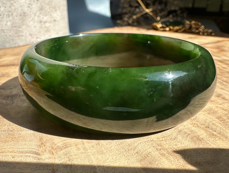 Polar Jade Bangle- 56 x19mm