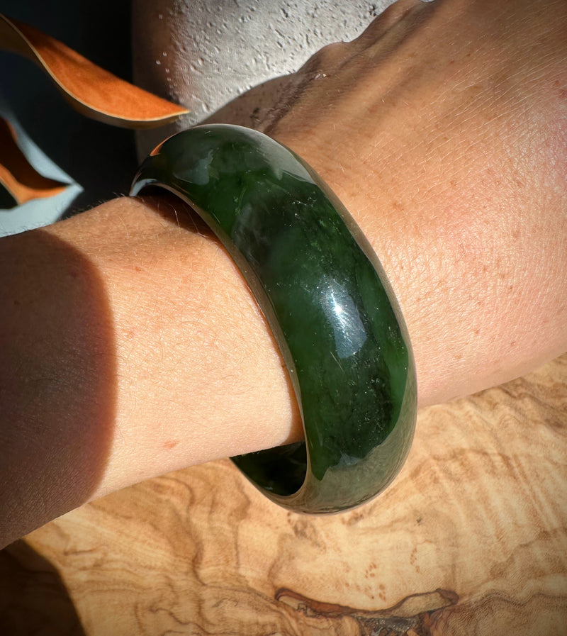 Polar Jade Bangle- 56 x19mm
