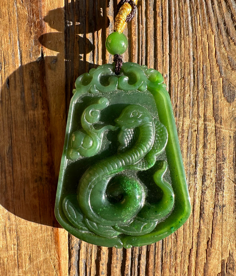 Jade Pendant, Snake