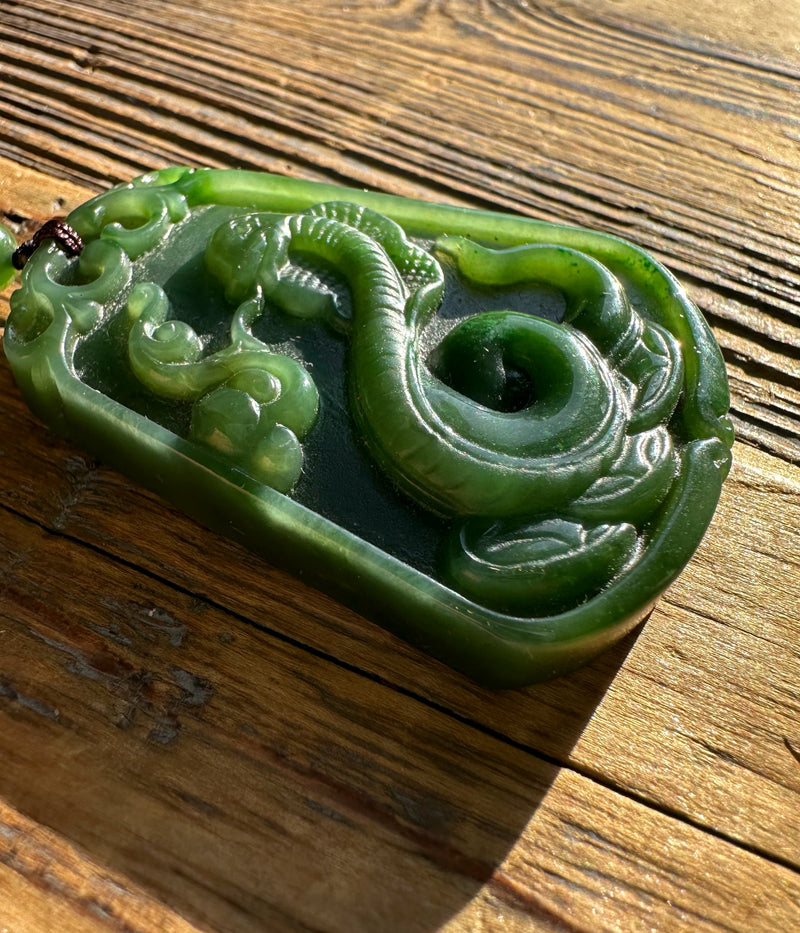 Jade Pendant, Snake