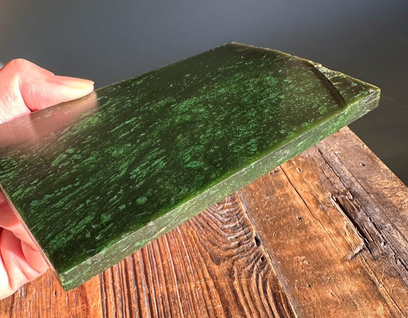 A Grade Canadian Jade Slab, 195g