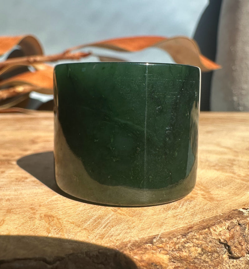 Canadian Jade Thumb Ring, Size 13.5*