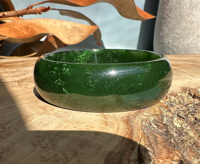 Canadian Jade Bangle, 57.5 x 19.5mm