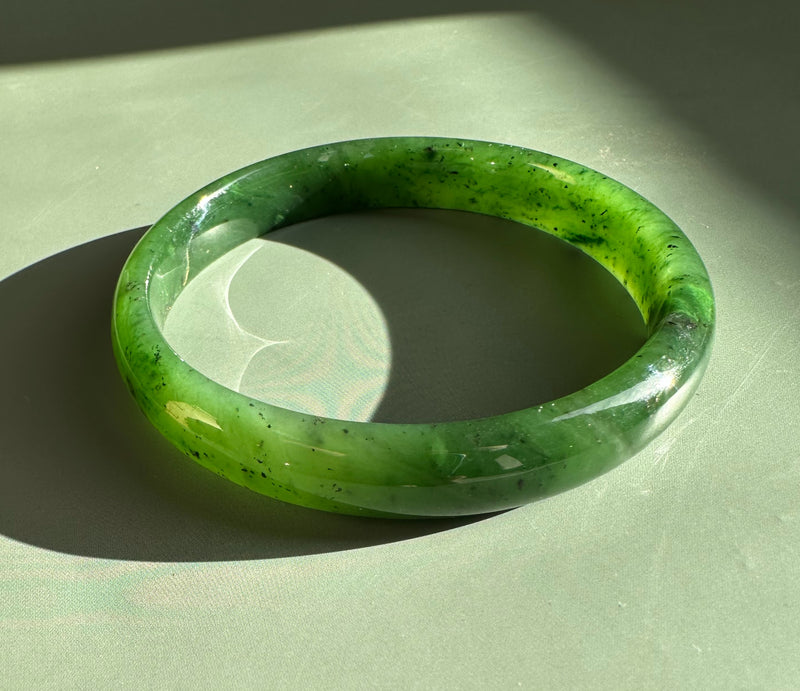 Canadian Jade Bangle 62 x 11mm