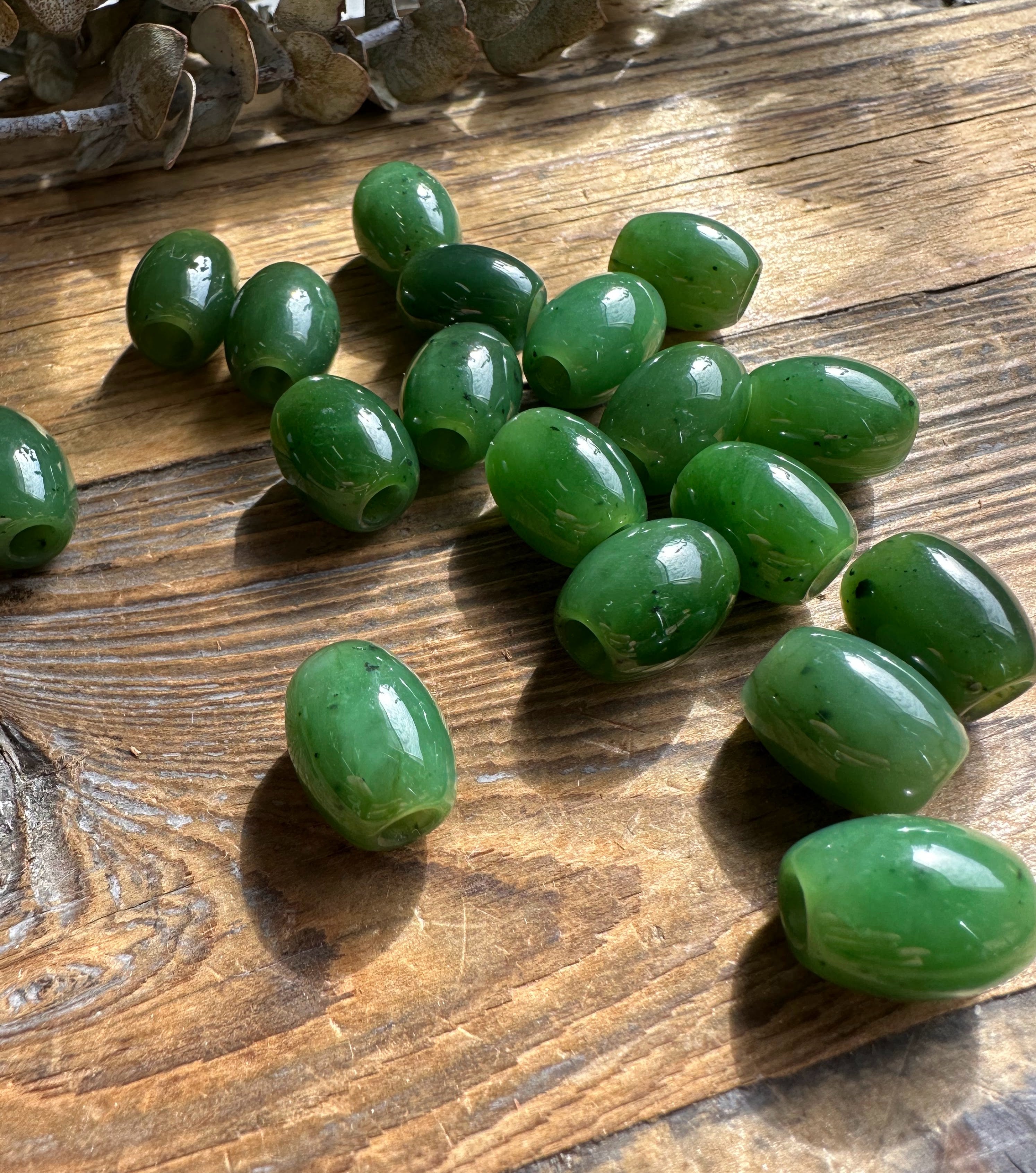 12mm x 15mm Bead - Sold Individually – Jade Mine