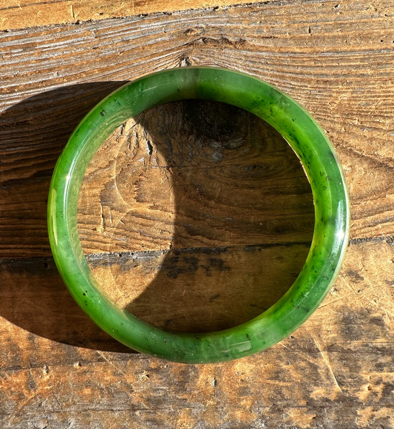 Canadian Jade Bangle 60.5 x 11.3mm