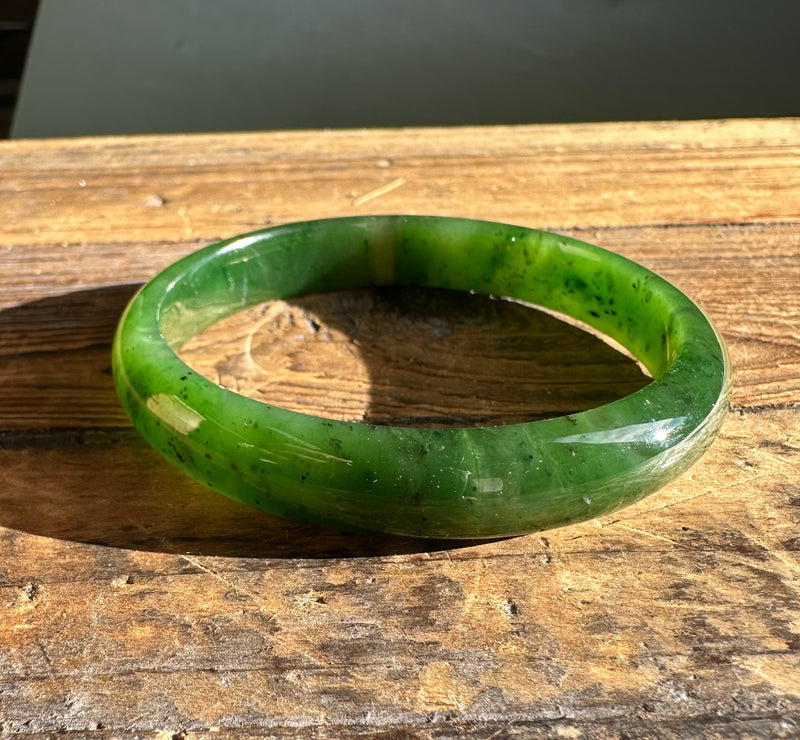 Canadian Jade Bangle 60.5 x 11.3mm