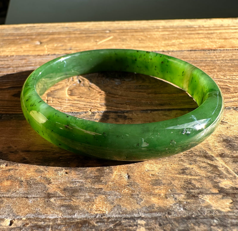 Canadian Jade Bangle 60.5 x 11.3mm