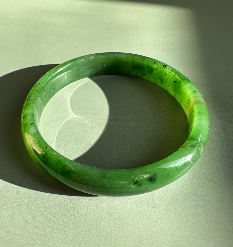 Canadian Jade Bangle 60.5 x 11.3mm