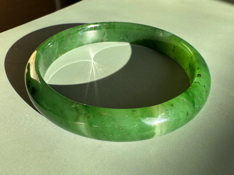 Canadian Jade Bangle 60.5 x 11.3mm