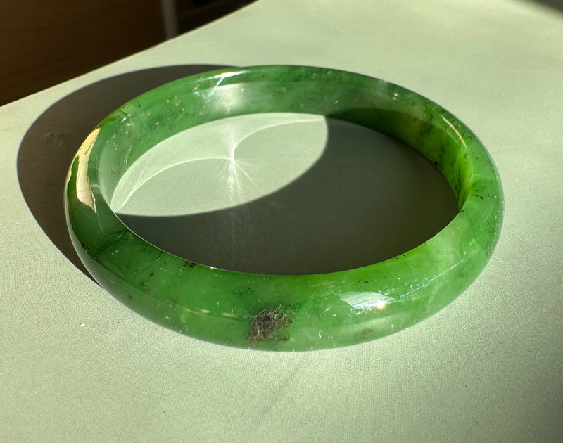 Canadian Jade Bangle 60.5 x 11.3mm