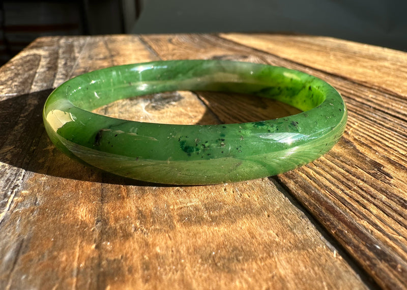 Canadian Jade Bangle 62 x 11mm