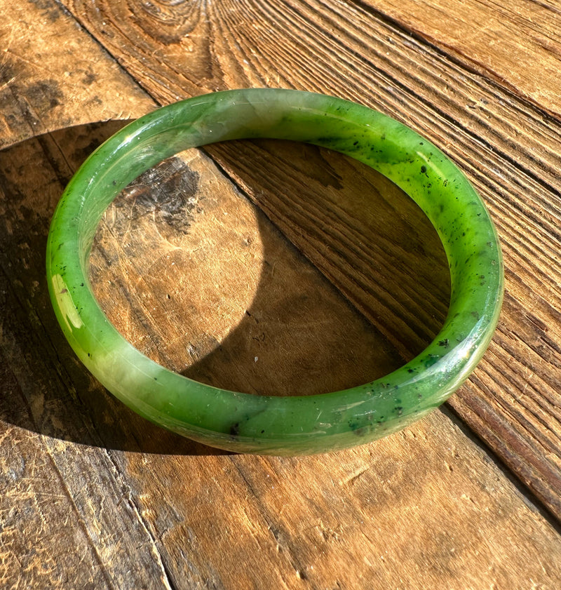 Canadian Jade Bangle 62 x 11mm