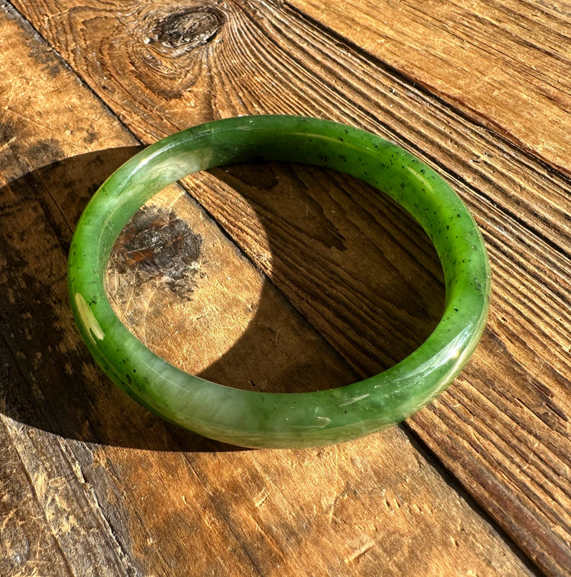 Canadian Jade Bangle 62 x 11mm