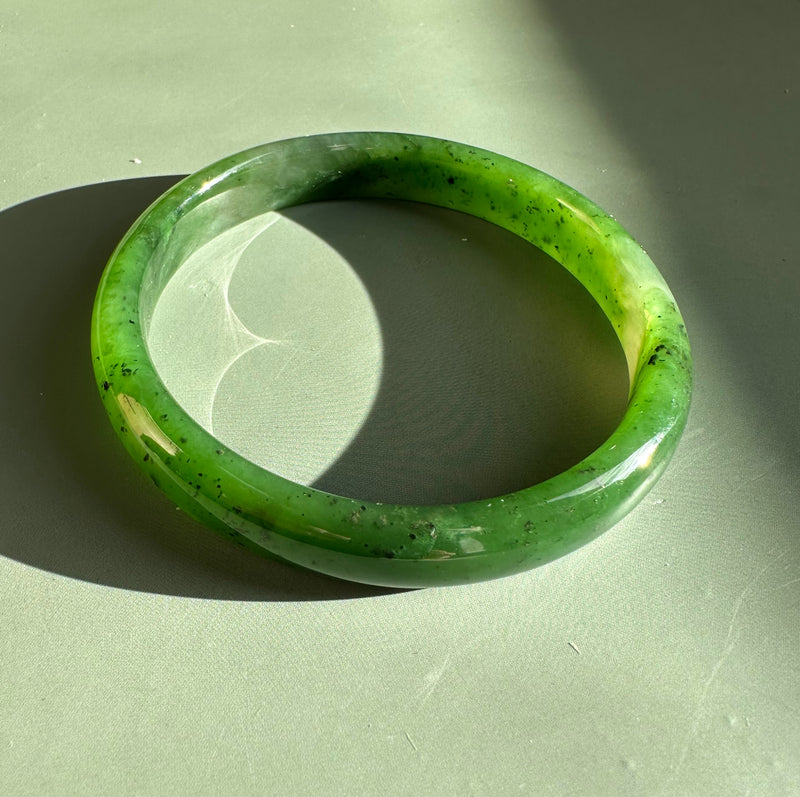 Canadian Jade Bangle 62 x 11mm