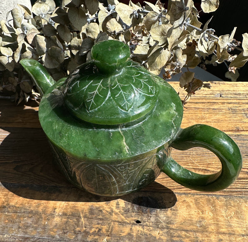 Canadian Jade Vintage Teapot, 7.25"*