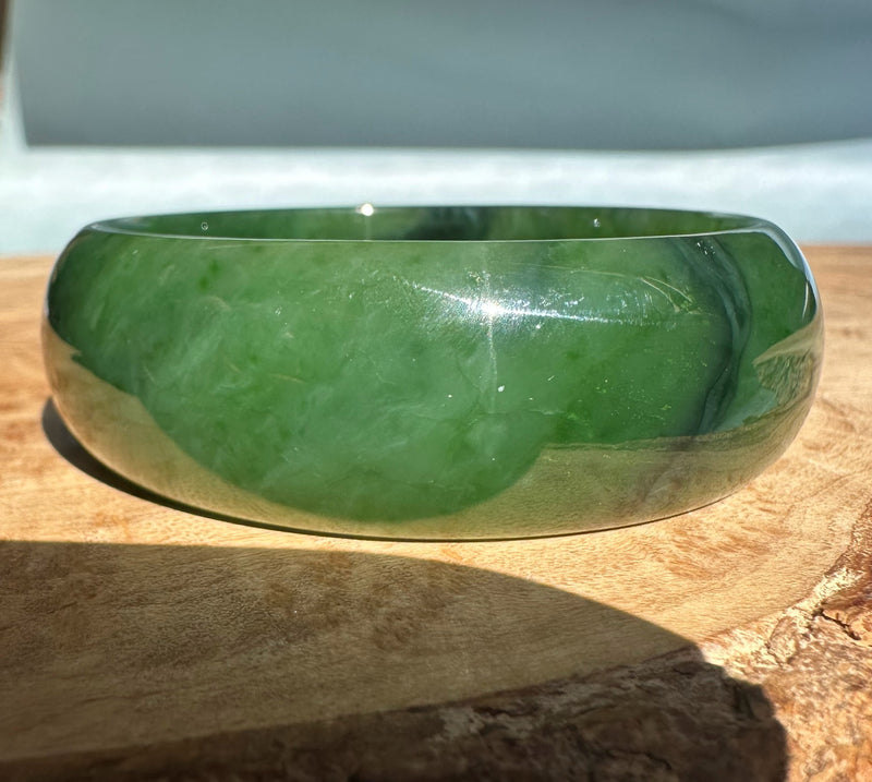 Canadian Jade Bangle - 54 x 24mm