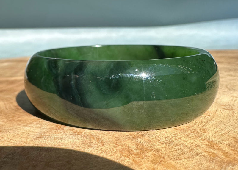 Canadian Jade Bangle - 54 x 24mm