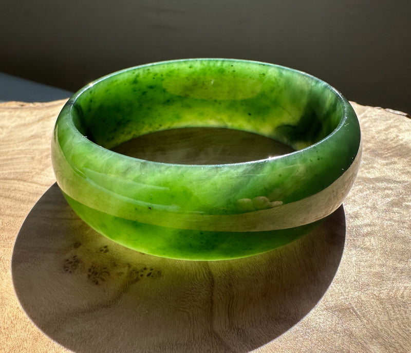 Canadian Jade Bangle - 54 x 24mm