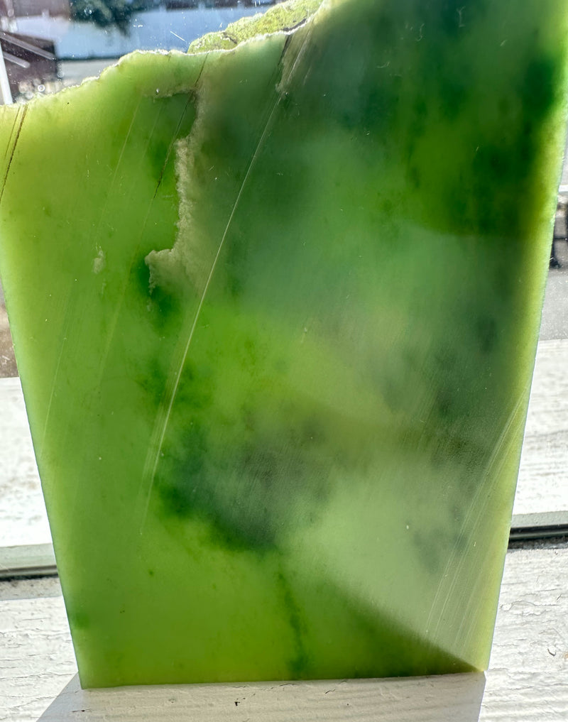 A+ Siberian Nephrite Jade Slab, 115gram
