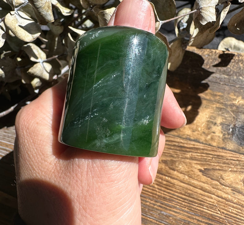 Canadian Jade Thumb Ring, Size 13.5*