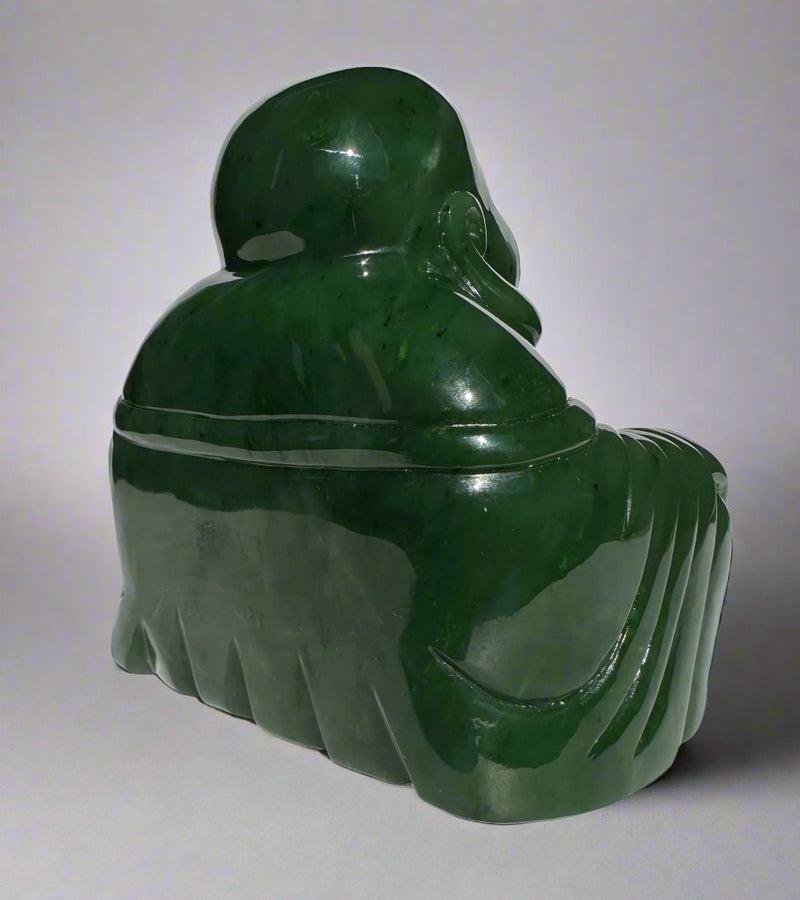 A Grade Happy Jade Buddha, 5"*
