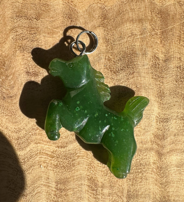 Canadian Jade Horse Charm/Pendant 20mm – Jade Mine