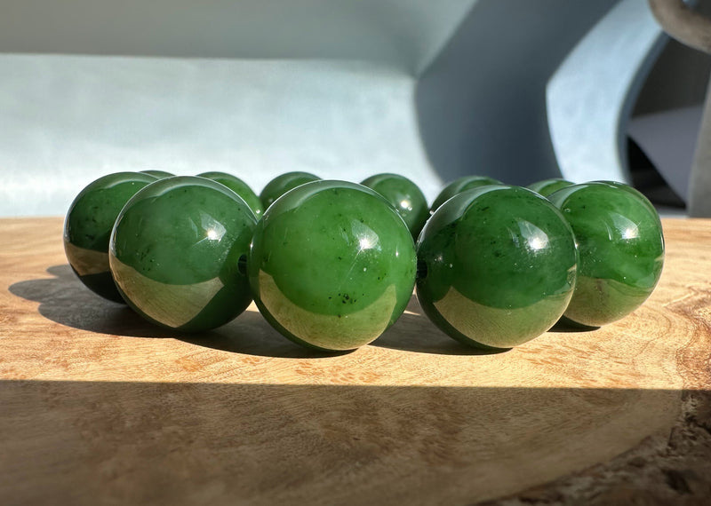 18mm A Grade Jade Bead Bracelet*