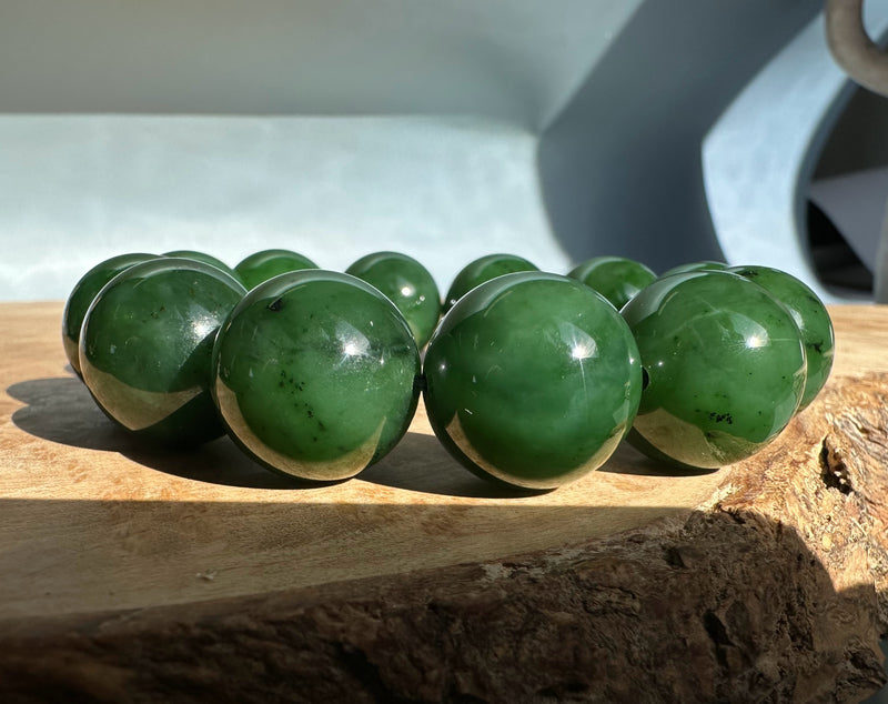 18mm A Grade Jade Bead Bracelet*