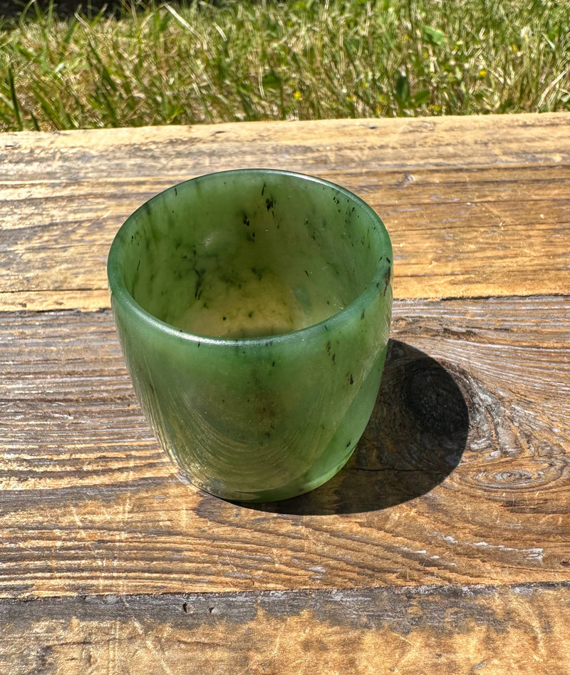 Russian Jade Shot Glass, 1.75"*