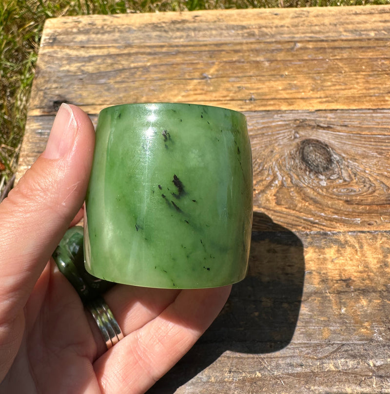 Russian Jade Shot Glass, 1.75"*