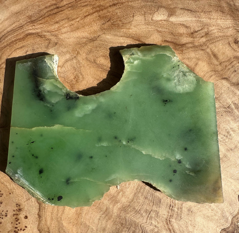 Siberian Nephrite Jade Slab, 95grams