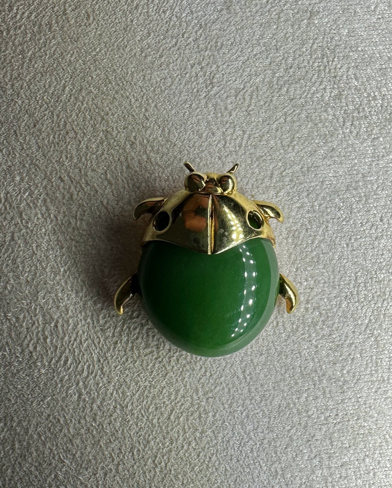 AA Grade Siberian Jade Bug Pendant*