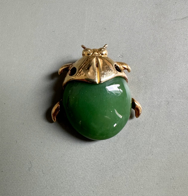 AA Grade Siberian Jade Bug Pendant*