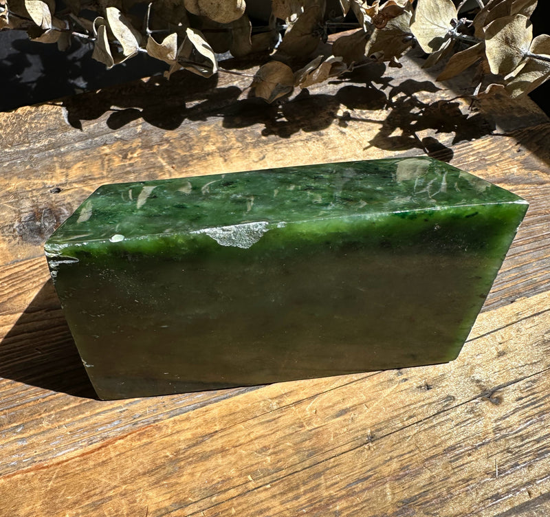 Jade Ingot, 4.25"* (sold as is)