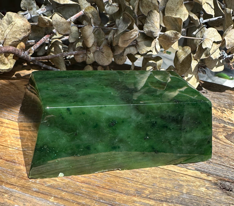 Jade Ingot, 4.25"* (sold as is)