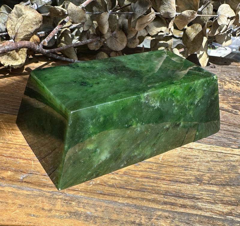 Jade Ingot, 4.25"* (sold as is)