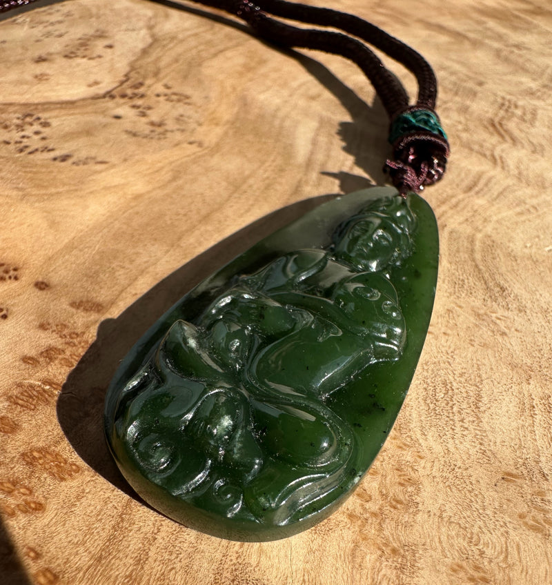 Canadian Jade Guanyin Pendant*