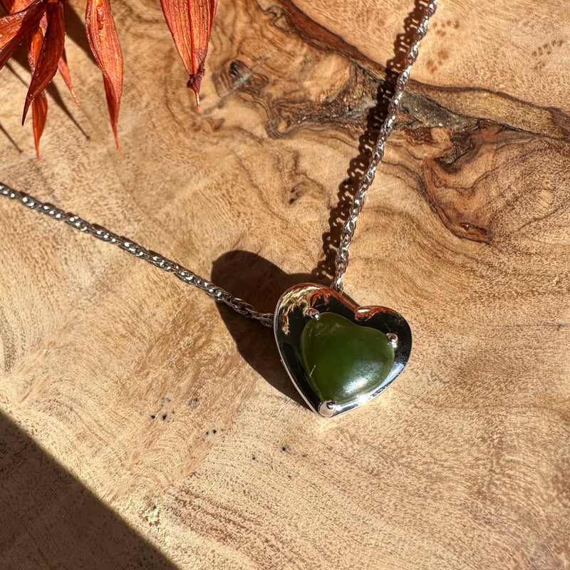 Silver Heart Pendant - 5865