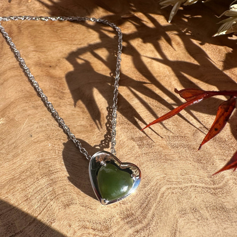 Silver Heart Pendant - 5865